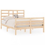 Cumpara ieftin Cadru de pat mic dublu, 120x190 cm, lemn masiv