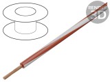 Cablu Cu 2,5mm2 PVC Roșu-Alb 50m