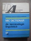MIC DICTIONAR DE TERMINOLOGIE LINGVISTICA-GH. CONSTANTINESCU-DOBRIDOR * PREZINTA PETE