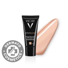 Fond de ten corector fluid rezistenta 16h SPF28 ten normal sau uscat Dermablend 20, 30ml, Vichy foto