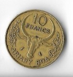 Moneda 10 francs 1970 - Madagascar