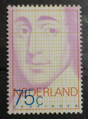 Olanda 1977 filosof , B. De Spinoza,serie 1v nestampilata foto