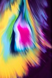 Tablou Canvas Abstract Multicolor pentru Decorarea Interiorului, 26 x 39 cm, CMCLASS