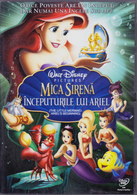 DVD animatie: Mica sirena - Inceputurile lui Ariel ( dublat si sub. romana ) foto