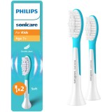Rezerva periuta de dinti Philips Sonicare pentru copii HX6042/90, +7 ani, 2 buc