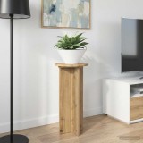 vidaXL Suport pentru plante 2 pcs Stejar Artizanal 29,5 x 29,5 x 60 cm 899725