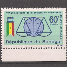 Senegal 1963 - 15 ani de la Declarația Universala a Drepturilor Omului, MNH