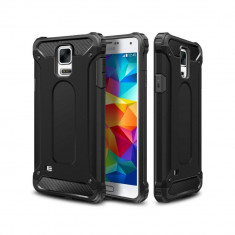 Husa Compatibila cu Samsung Galaxy S5 G900 Techsuit Hybrid Armor Negru