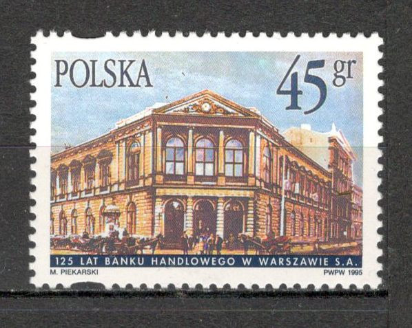 Polonia.1995 125 ani Banca de Comert Varsovia MP.304