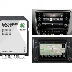 Card navigatie original SKODA Kodiaq 2017–2020 Amundsen MIB2 Europa Romania 2023