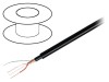 Cablu Microfon Negru OFC 1x2x0,22mm2