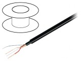Cablu Microfon Negru OFC 1x2x0,22mm2