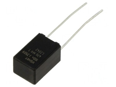 Condensator poliester 100nF 160VAC 250VDC 5mm &amp;plusmn;5% THT - Componentă electronică de calitate foto
