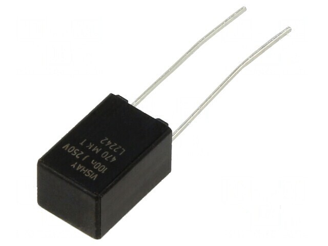 Condensator poliester 100nF 160VAC 250VDC 5mm &plusmn;5% THT - Componentă electronică de calitate