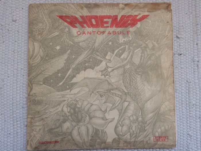 PHOENIX CANTOFABULE 1975 album dublu 2 lp disc vinyl muzica rock progresiv prog folk gatefold VG