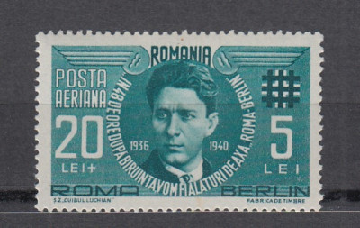 ROMANIA 1940 LP 142 II CORNELIU ZELEA CODREANU P.A. MNH foto