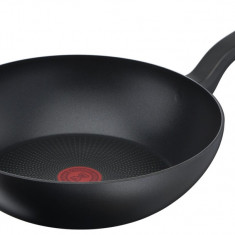 Tigaie Wok,Tefal, So Chef, pentru inductie, 28 cm Ø, aluminiu