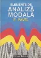Elemente de analiza modala - Aplicatii in energetica