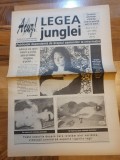 ziarul legea junglei iulie 1992-anul 1,nr.1-prima aparitie