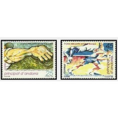 Andorra (Es) 1991 - Atletism, sport, serie neuzata