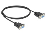 Cablu DELOCK D-Sub 9 pini 1m negru PVC cod 86823