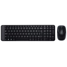 Kit tastatura si mouse wireless Logitech MK220, compact, cu receptor USB
