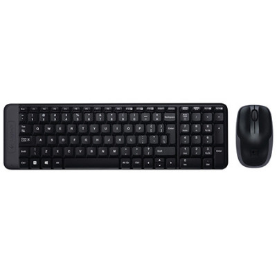 KIT TASTATURA SI MOUSE WIRELESS MK220 LOGITEC EuroGoods Quality foto