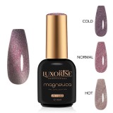Cumpara ieftin Oja Semipermanenta LUXORISE MAGNETICA - ThermoCharm, Lilac Enigma 10ml