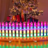 Gard decorativ interconectabil, 3m, 160LED, multicolor, 220V