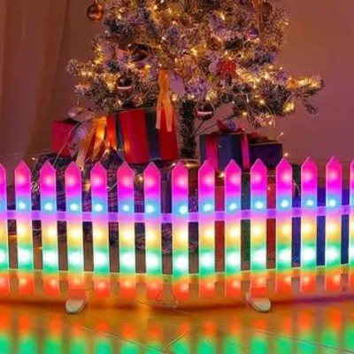 Gard decorativ interconectabil, 3m, 160LED, multicolor, 220V foto
