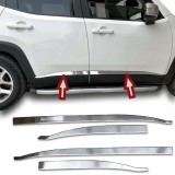 Ornamente cromate bandouri usi/portiere Jeep Renegade din 2014