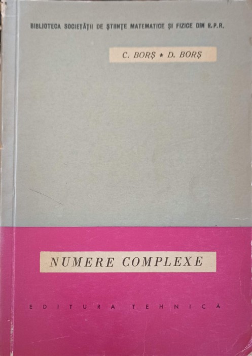NUMERE COMPLEXE -C. BORS, D. BORS-359146