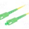 Patch cord fibră optică LANBERG SC/APC - 2m galben LSZH monomod