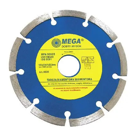 Disc Diamantat Segmentat Mega 115 mm