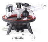 Colector complet oval 240cc bovine , Distribuitor aparat de muls