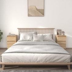 vidaXL Noptiere, 2 buc., stejar sonoma, 40x35x70 cm, lemn prelucrat 819699