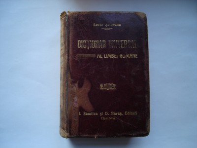 Dictionar universal al limbei romane - Lazar Saineanu (1908, a doua editie) foto