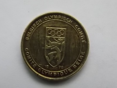JETON COMITETUL OLIMPIC BELGIAN 1978 foto