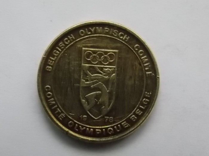 JETON COMITETUL OLIMPIC BELGIAN 1978