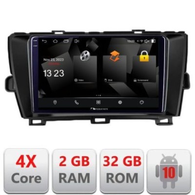 Navigatie Toyota Prius 2009-2014 5230-TY39 Android Ecran 720P Quad Core 2+32 carplay android auto CarStore Technology foto