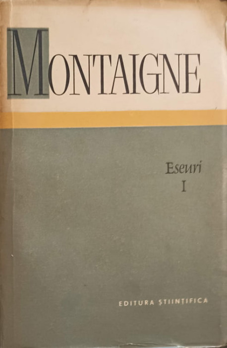 ESEURI VOL.1-MONTAIGNE