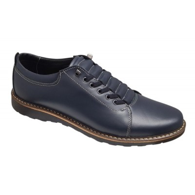 Pantofi barbati din piele naturala Bleumarin Marko - Gkr Shoes foto