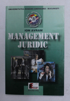 MANAGEMENT JURIDIC de ION AVRAM , 2000 foto