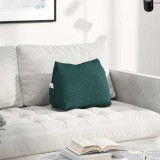 vidaXL Perna pentru spate Verde &icirc;nchis 45 x 20 x 35 cm țesătură 42015007