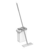 Galeata cu mop New Clean Teesa, 7.5 l, 2 cuve, rezerve incluse, Alb/Gri