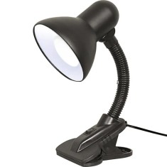 Lampa de Birou Clasica cu Clip, Flexibila, Buton On/off
