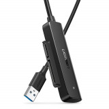 Cablu adaptor HDD/SSD Sata la USB 3.0, 5Gbps, Protectie suprasarcina, Repaus automat, Indicator LED, Negru - Ugreen CM321 (70609)