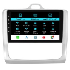 Navigatie Dedicata Ford Focus (2004-2012), 9Inch, 2Gb Ram, 64Gb Stocare, Carplay
