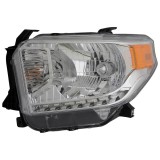 Far TOYOTA TUNDRA, 05.2013-2016, partea stanga, fara day running lumini; Type= USA; HB2+PY27/7W+W5W; manual; halogen,