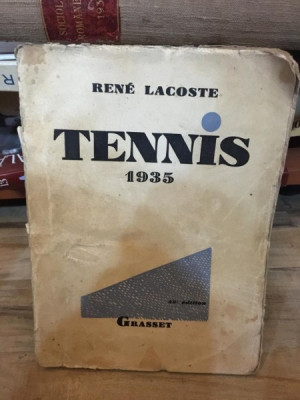 Rene Lacoste - Tennis 1935 foto